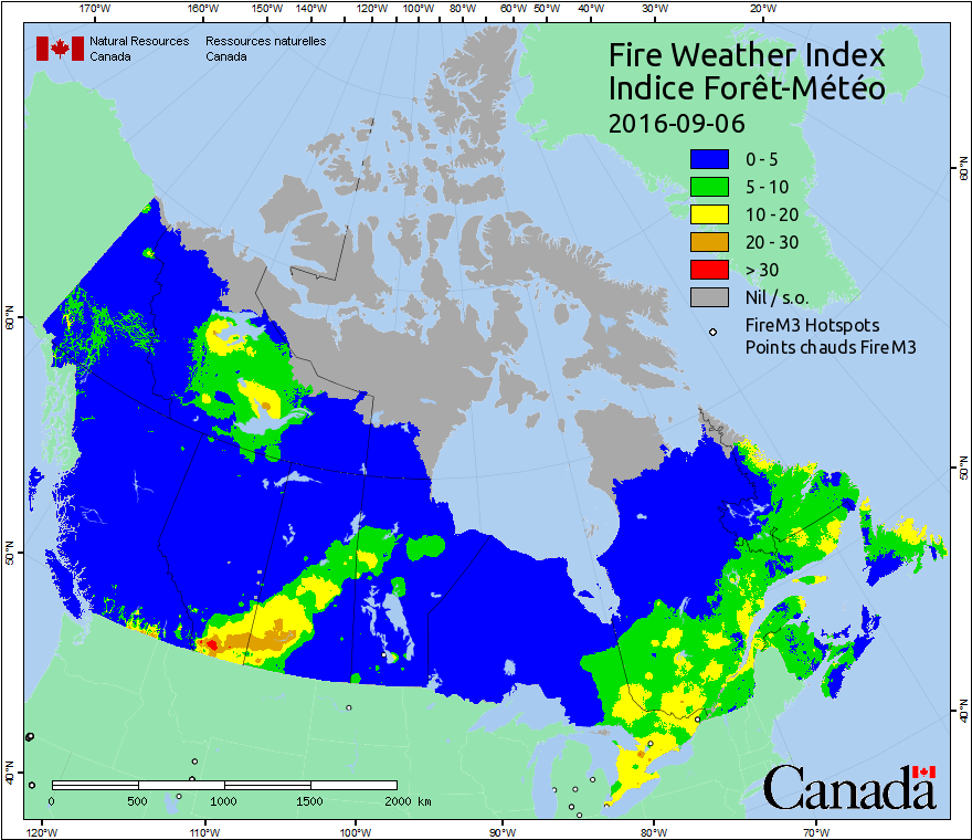 Daily Hotspots / FWI
