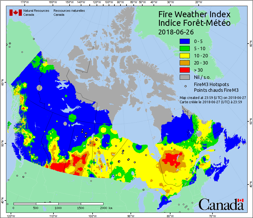 Daily Hotspots / FWI