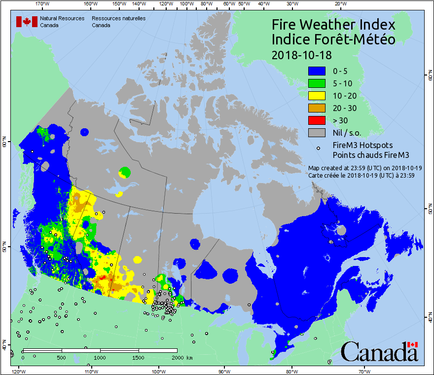 Daily Hotspots / FWI