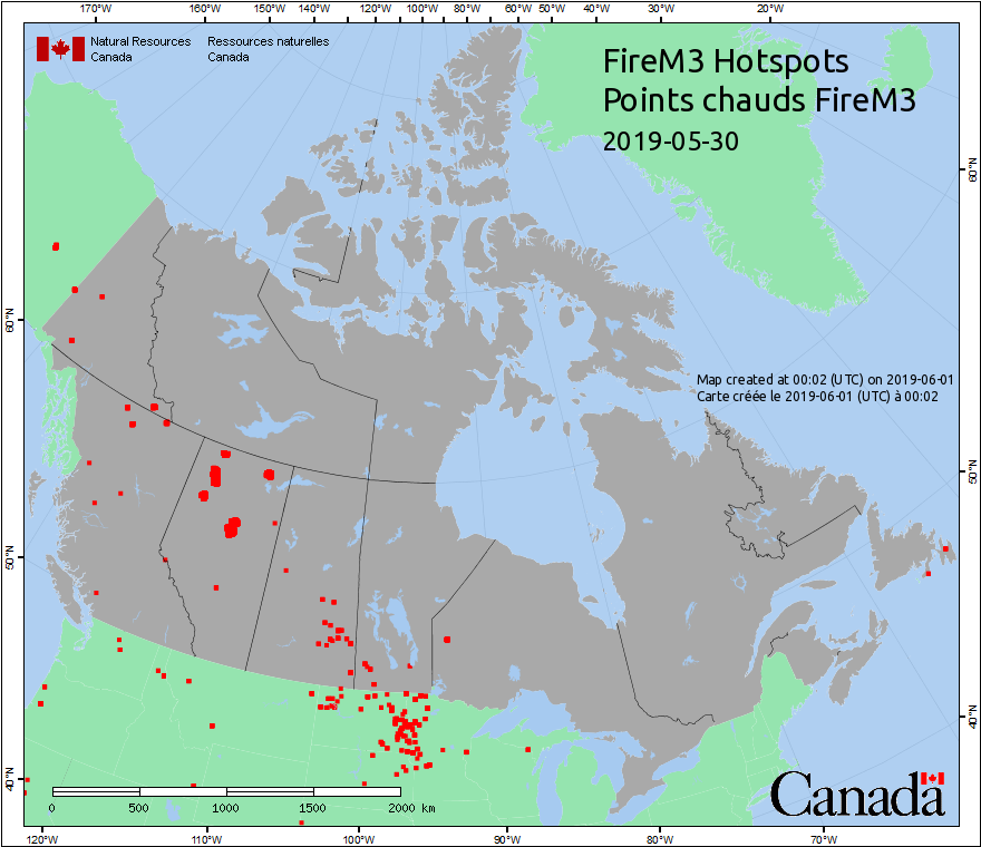 Canada Forest Fire Maps Near Me & Evacuations for May 30