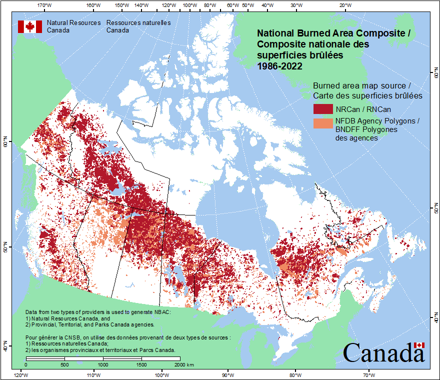Système canadien d'information sur les feux de végétation Base