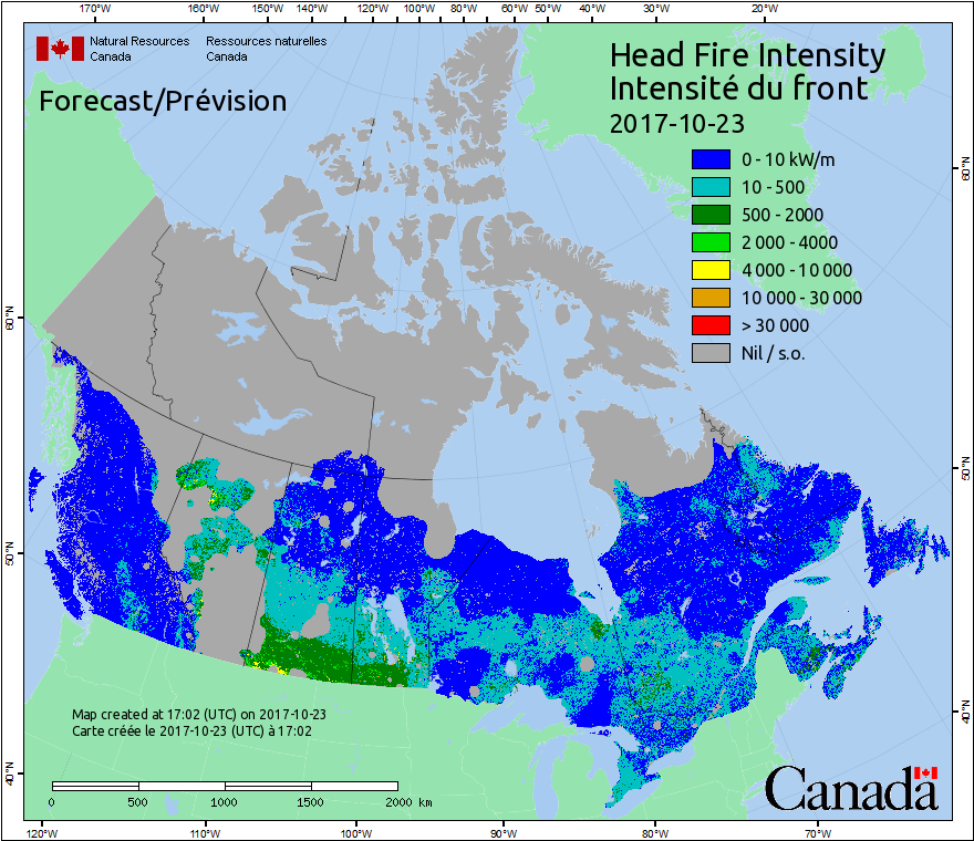 Head Fire Intensity