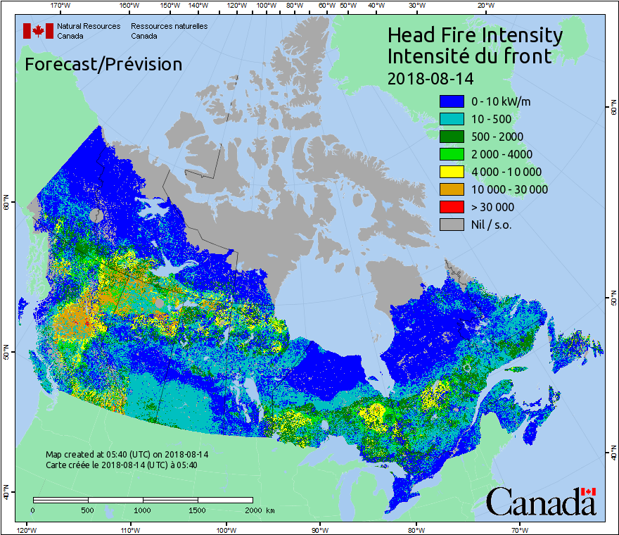 Head Fire Intensity