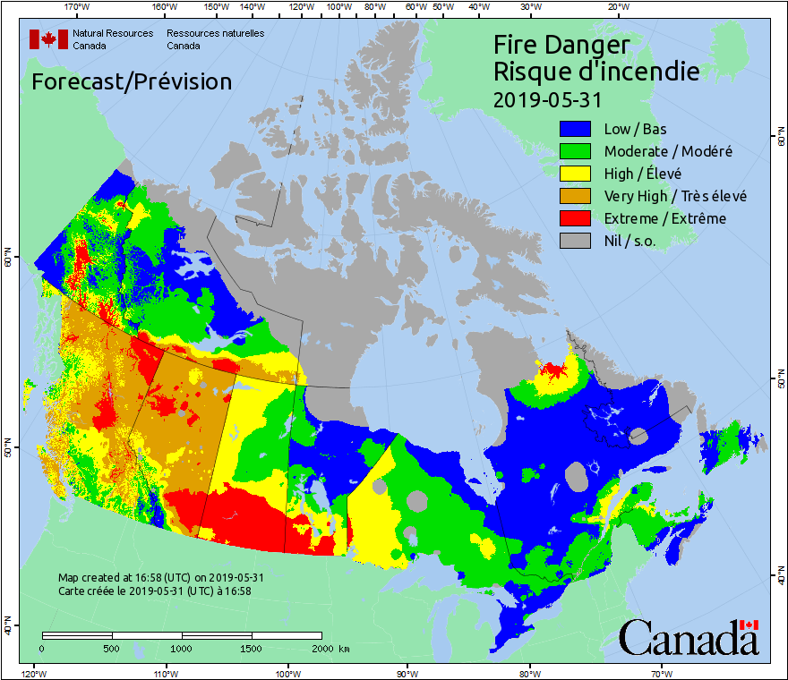 Canada Fires Near Me Maps & Evacuations for May 31