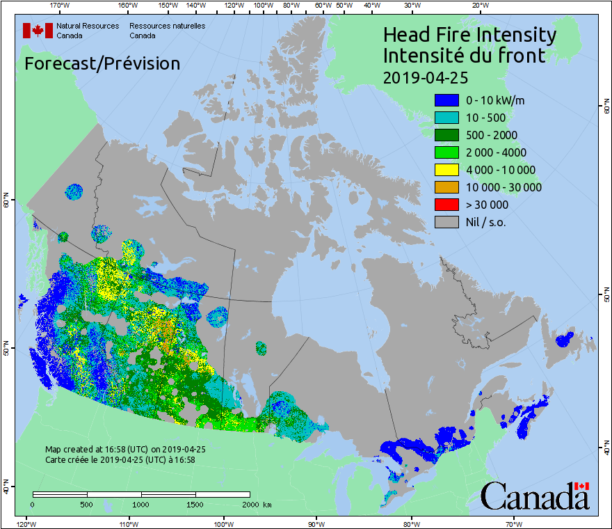 Head Fire Intensity