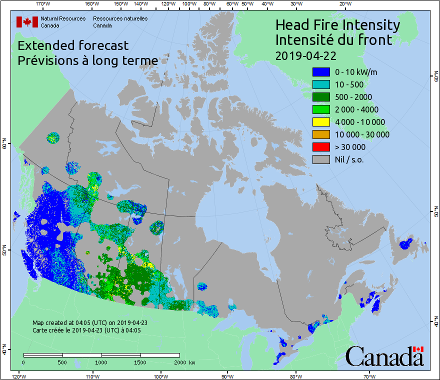 Head Fire Intensity