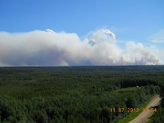 Étude d'observation de panaches de fumée en Alberta