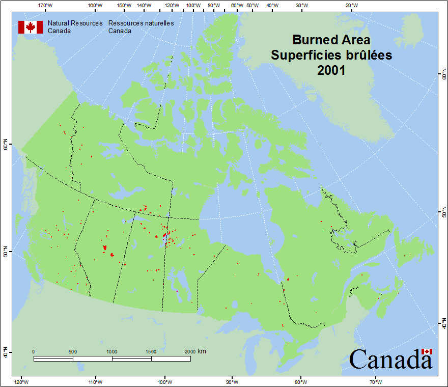Area Burned by Year