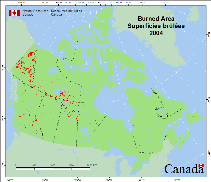 Area Burned by Year