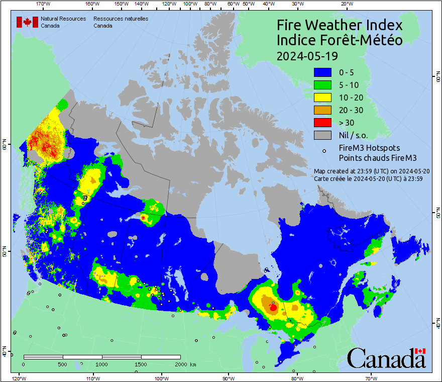 Daily Hotspots / FWI