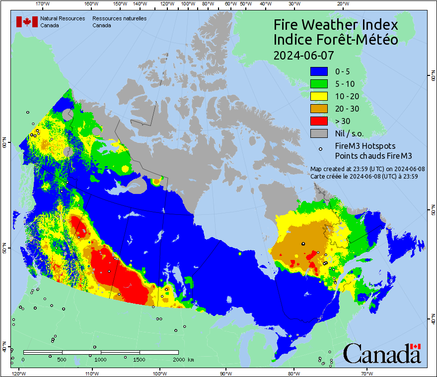 Daily Hotspots / FWI