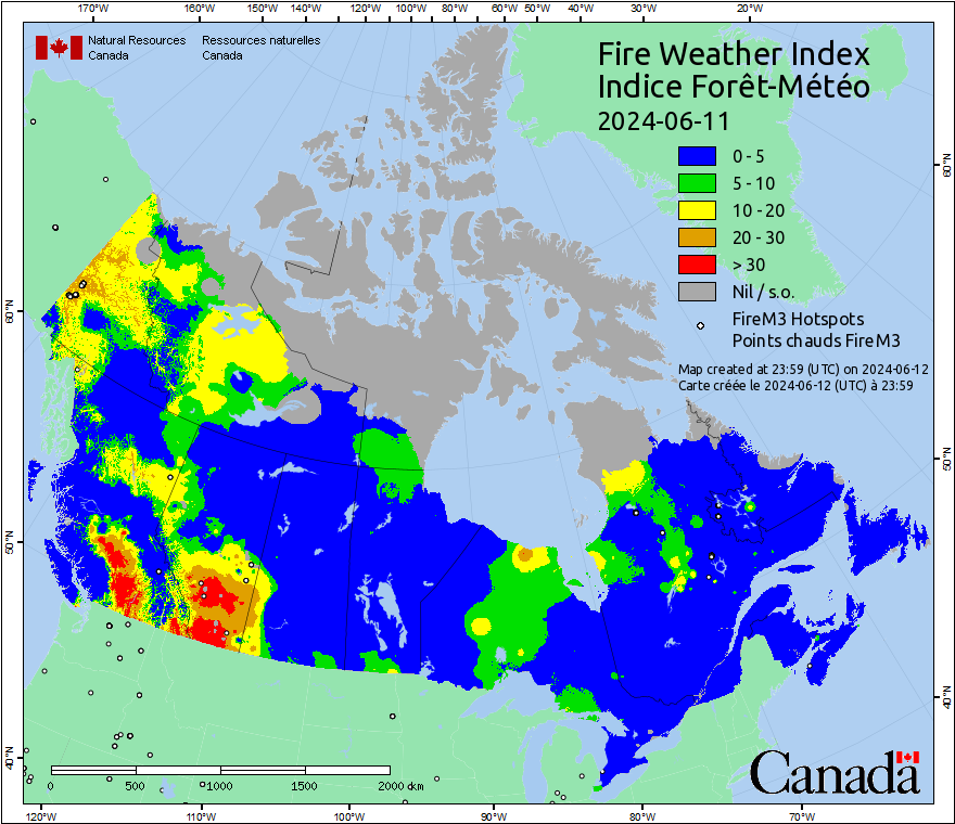 Daily Hotspots / FWI