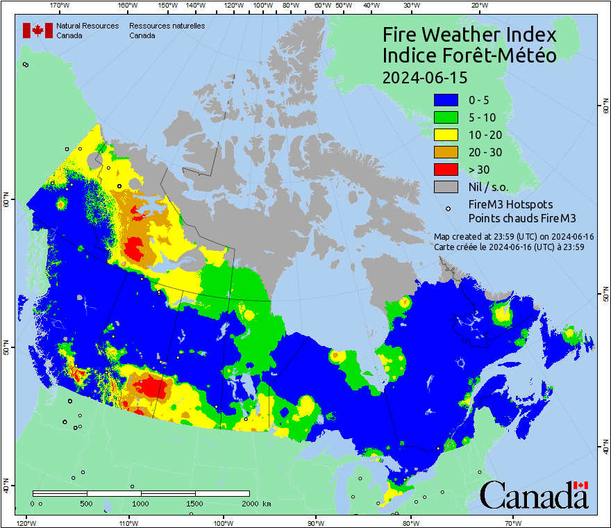 Daily Hotspots / FWI