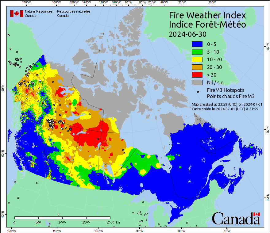 Daily Hotspots / FWI