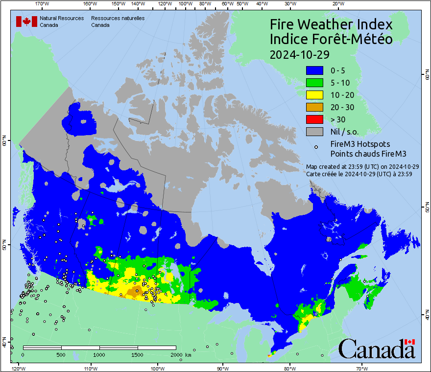 Daily Hotspots / FWI