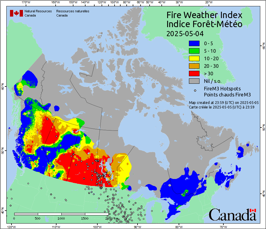 Daily Hotspots / FWI