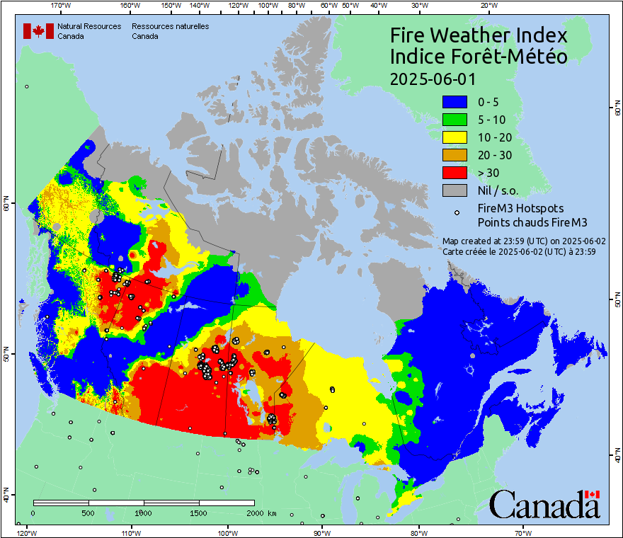 Daily Hotspots / FWI