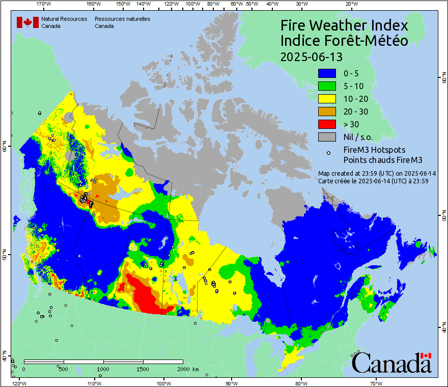 Daily Hotspots / FWI