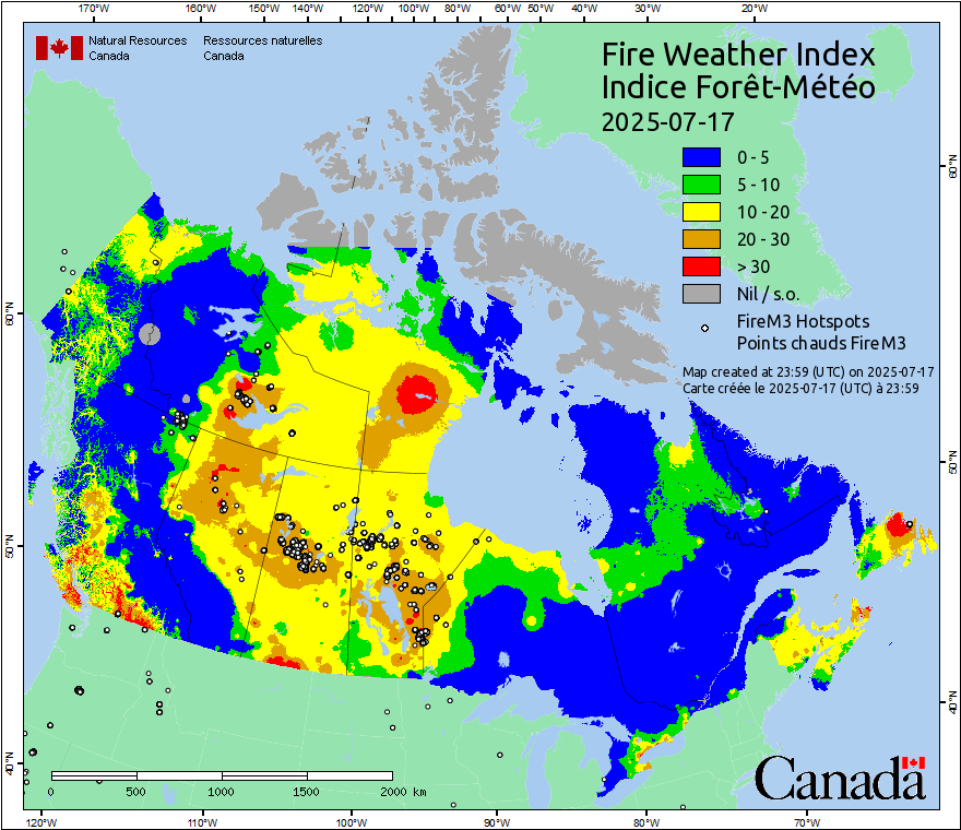 Daily Hotspots / FWI