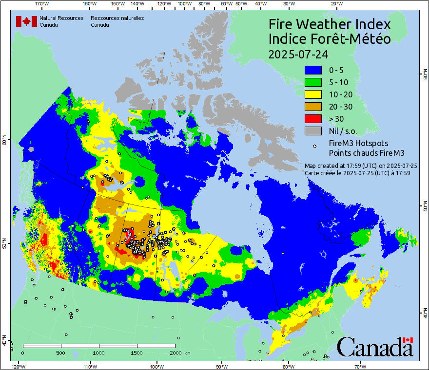 Daily Hotspots / FWI