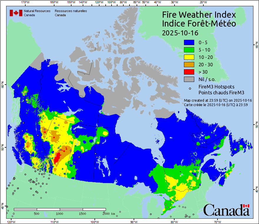 Daily Hotspots / FWI