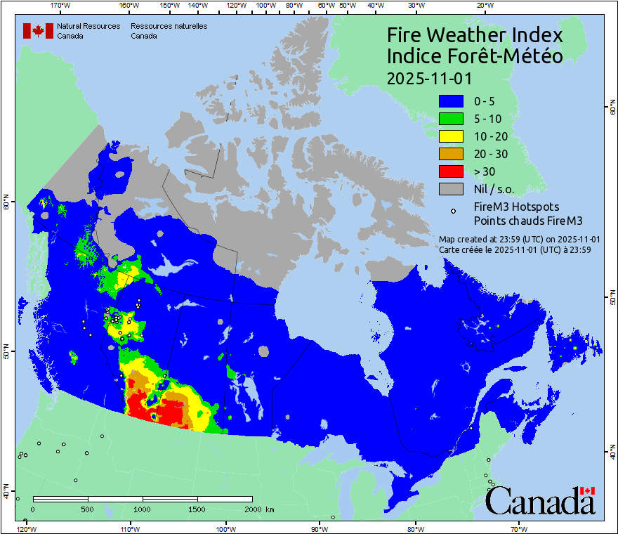 Daily Hotspots / FWI