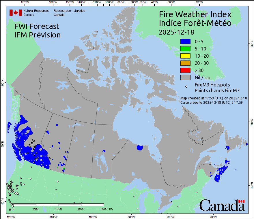 Daily Hotspots / FWI
