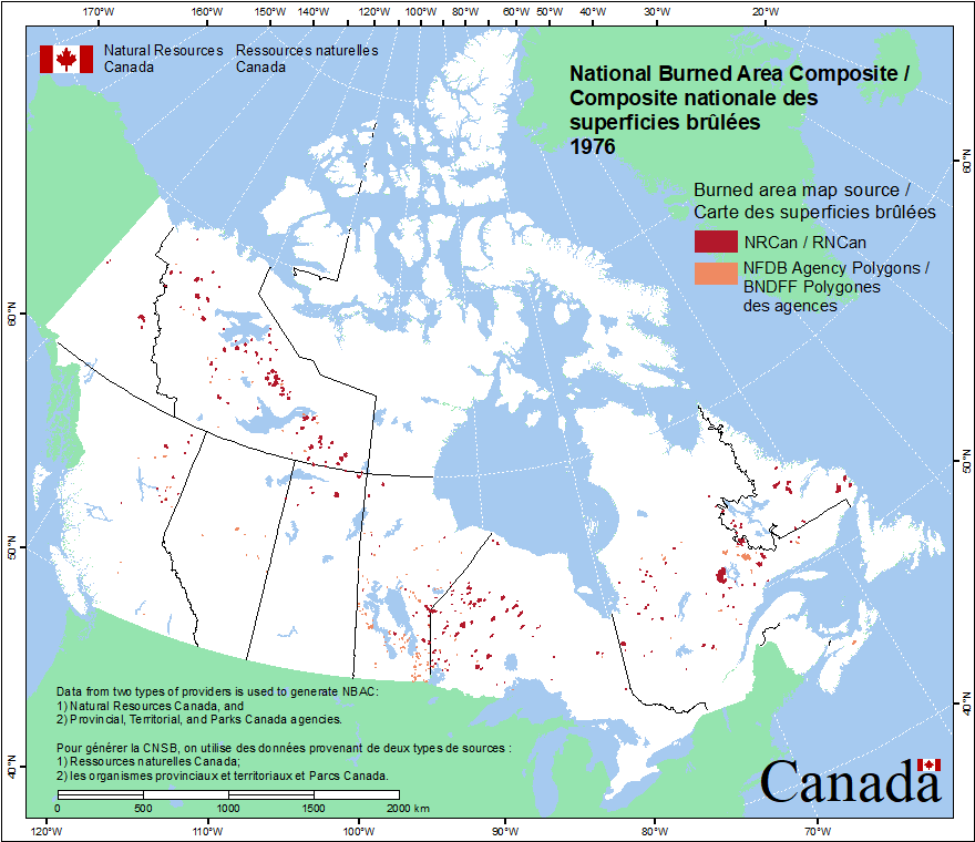National Burned Area Composite
