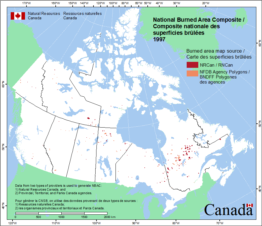 National Burned Area Composite