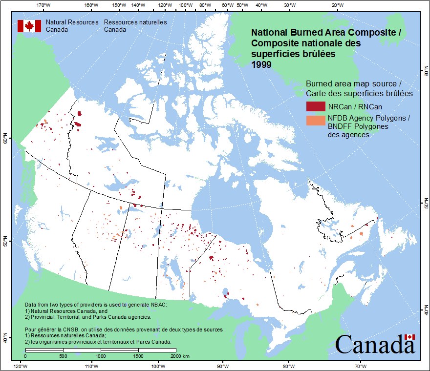 National Burned Area Composite