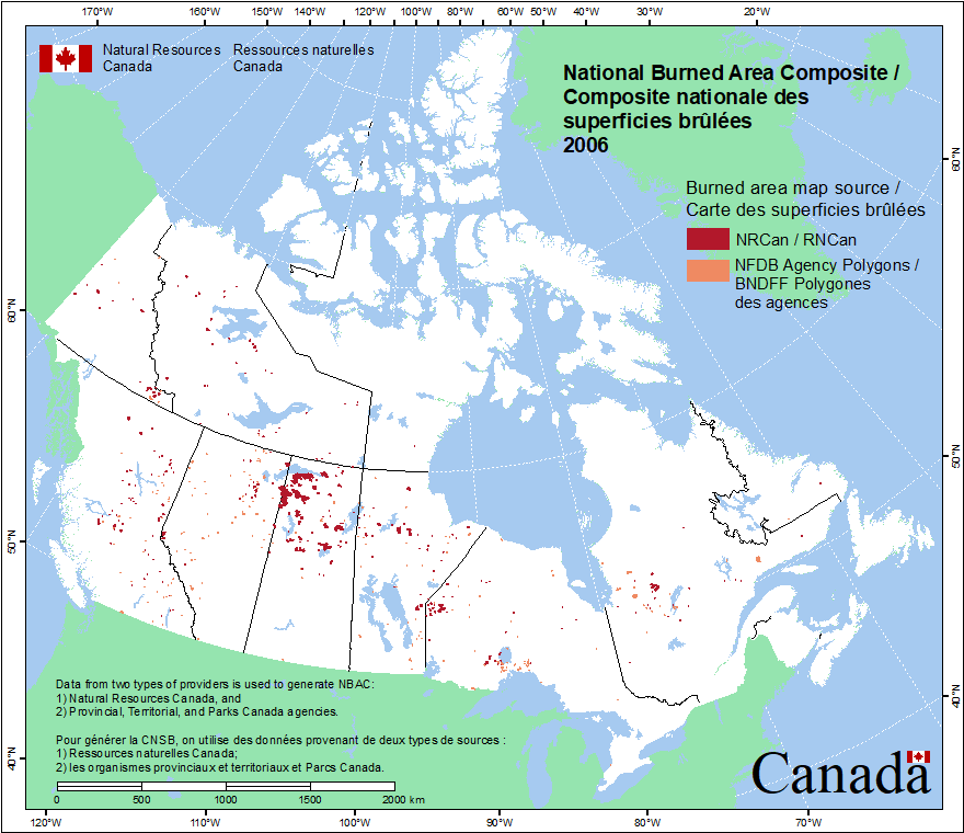 National Burned Area Composite