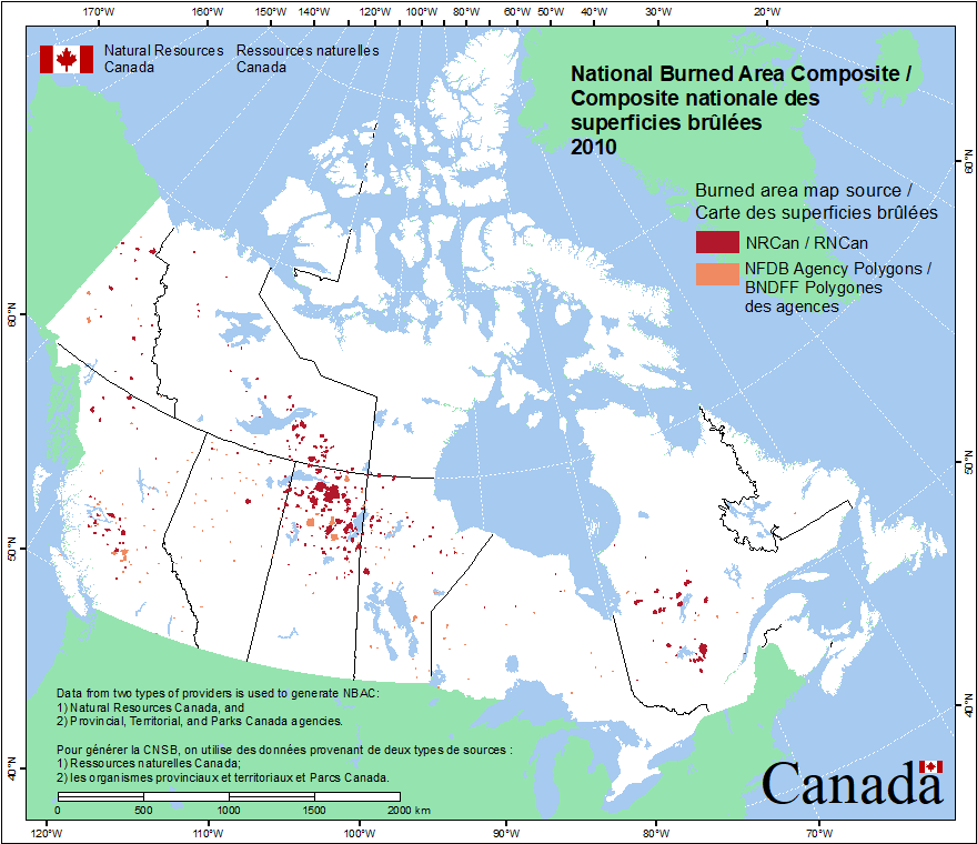 National Burned Area Composite