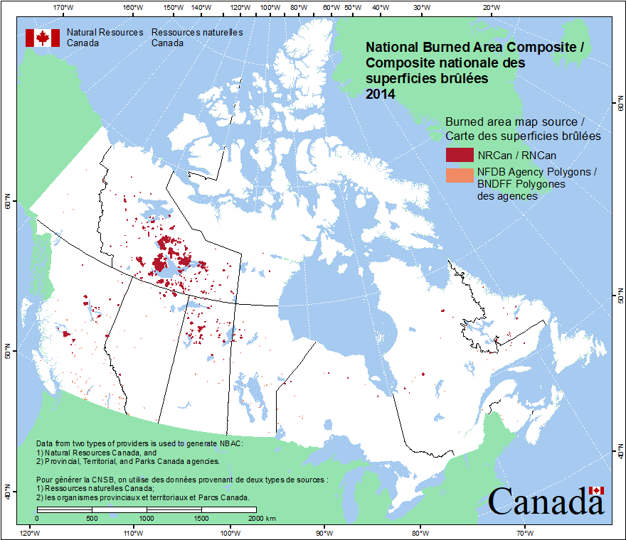 National Burned Area Composite