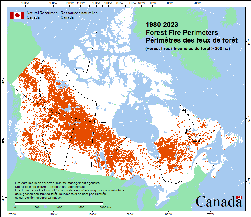 canadian forest map