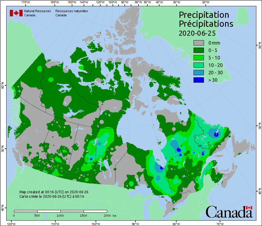 Canadian Wildland Fire Information System | Weather Maps