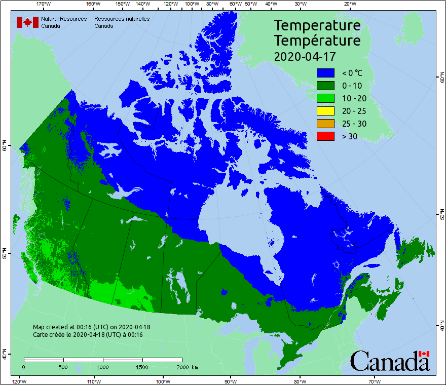 Canadian Wildland Fire Information System | Weather Maps