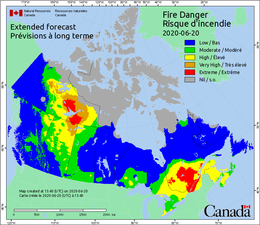 Canadian Wildland Fire Information System | Fire Weather Maps