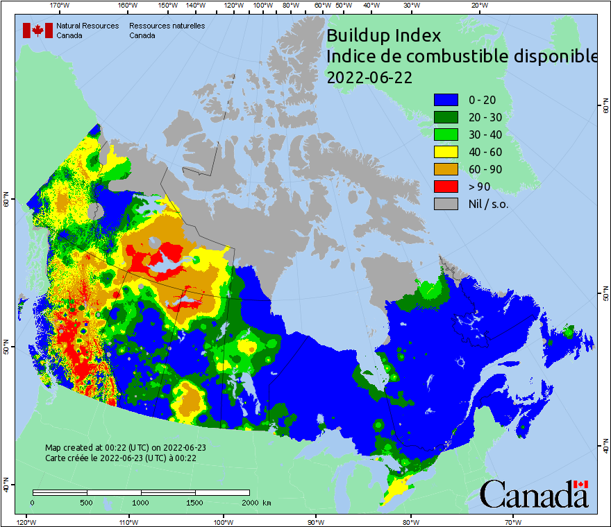 Canadian Wildland Fire Information System | Fire Weather Maps