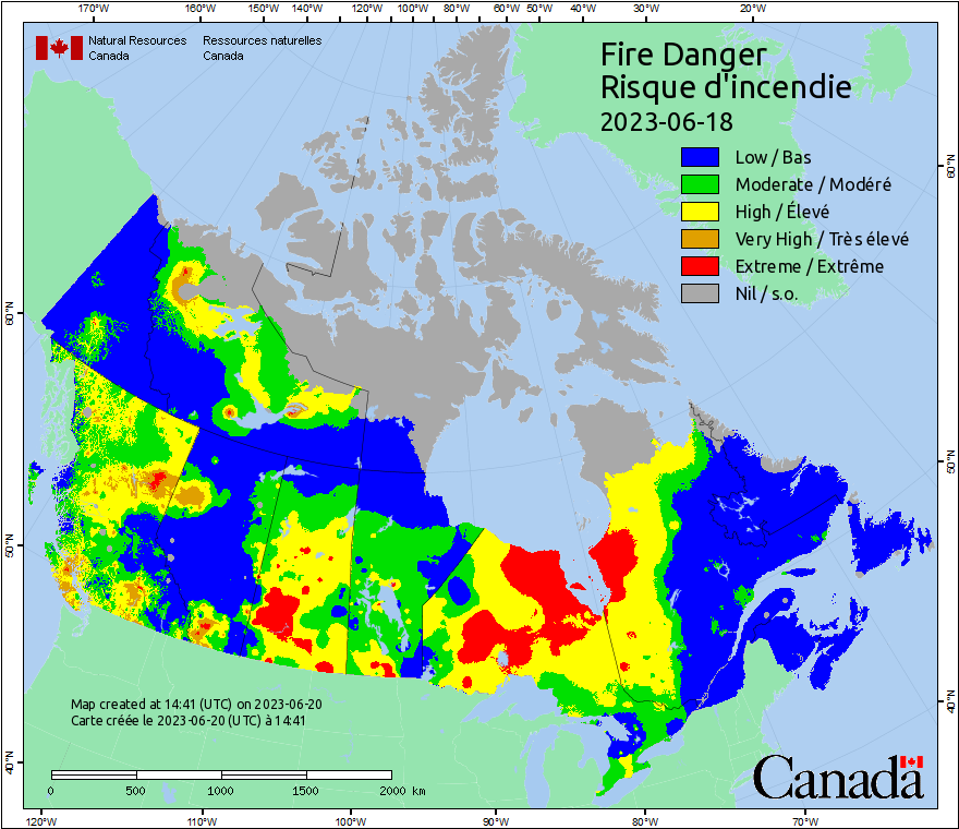 Canadian Wildland Fire Information System | Fire Weather Maps