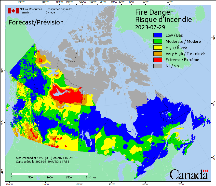 CIFFC - Extended Forecast Matrix