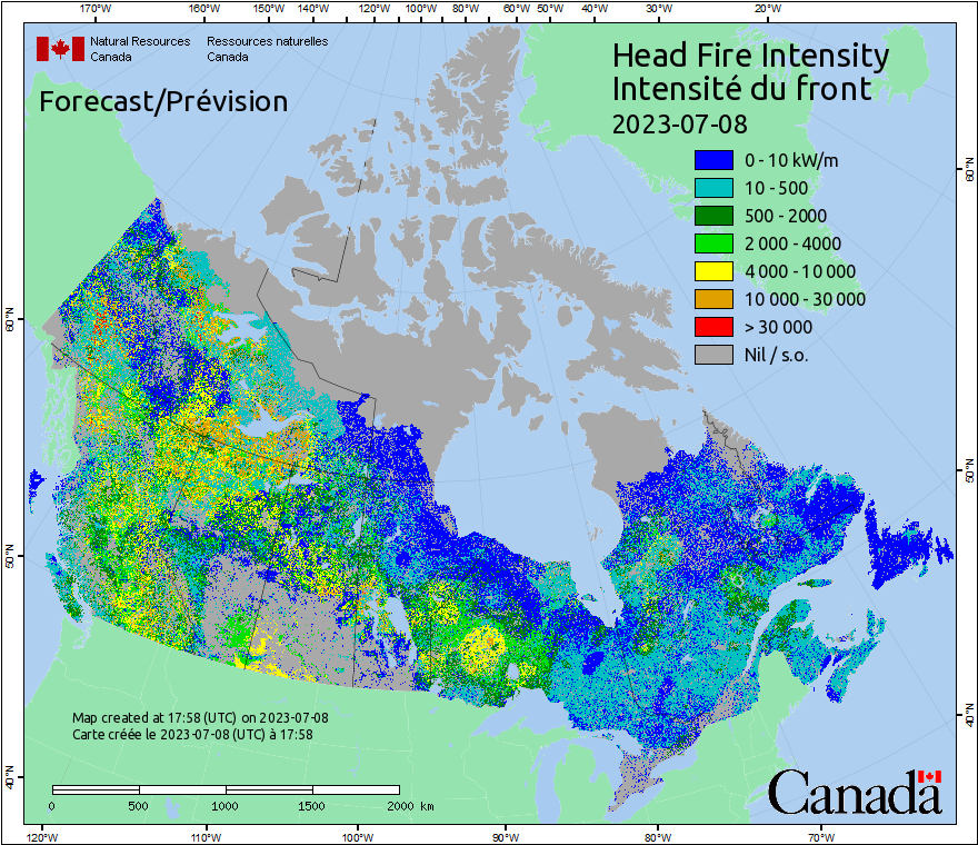 Head Fire Intensity