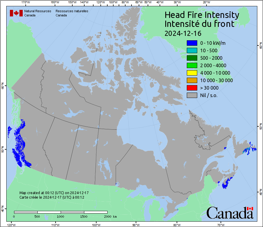 Head Fire Intensity