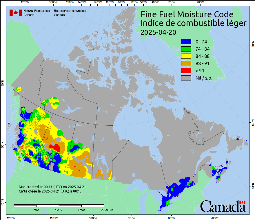 Fine Fuel Moisture Code