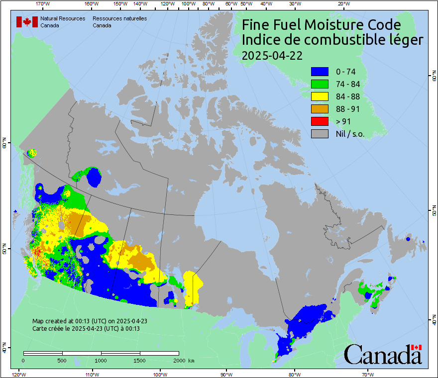 Fine Fuel Moisture Code