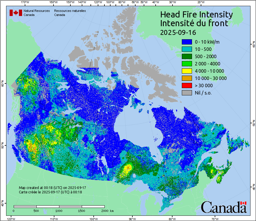 Head Fire Intensity