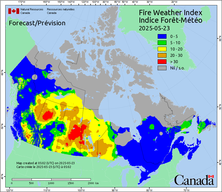 Canada Fire Weather Index Forecast