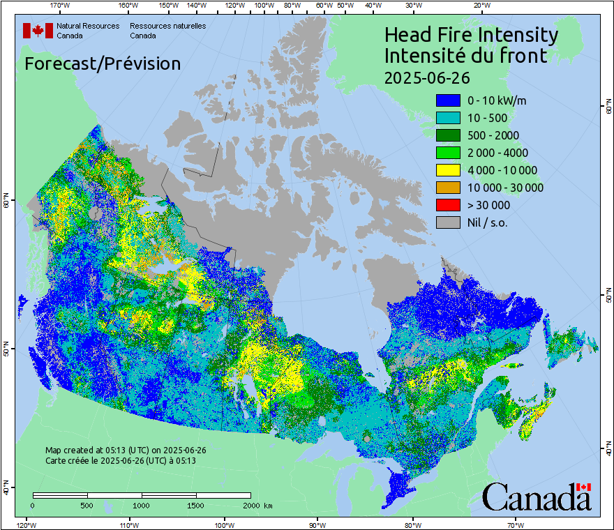 Head Fire Intensity
