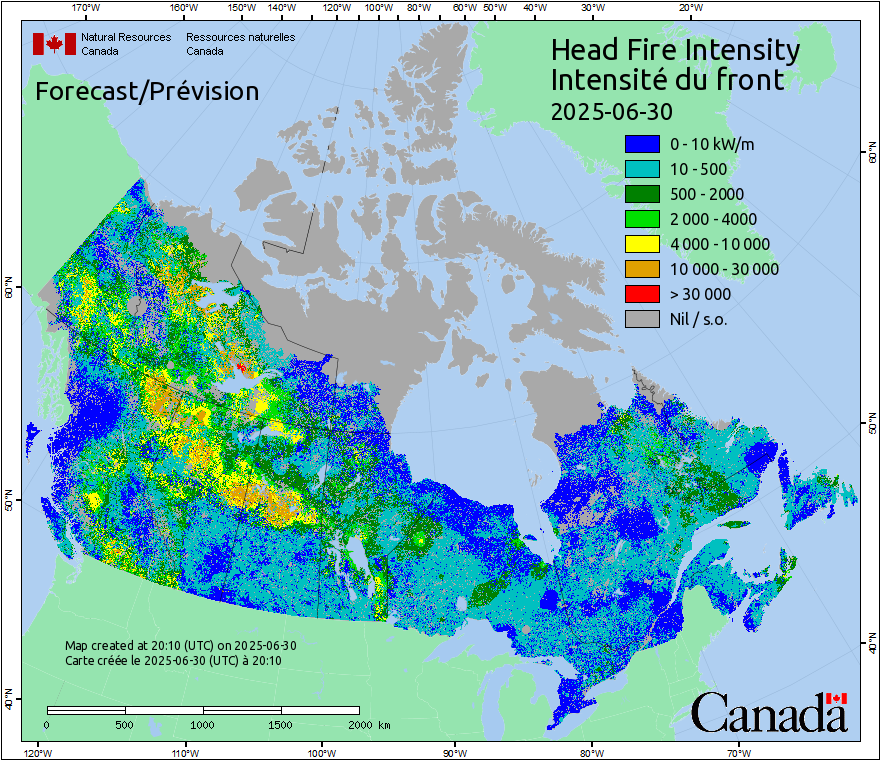 Head Fire Intensity