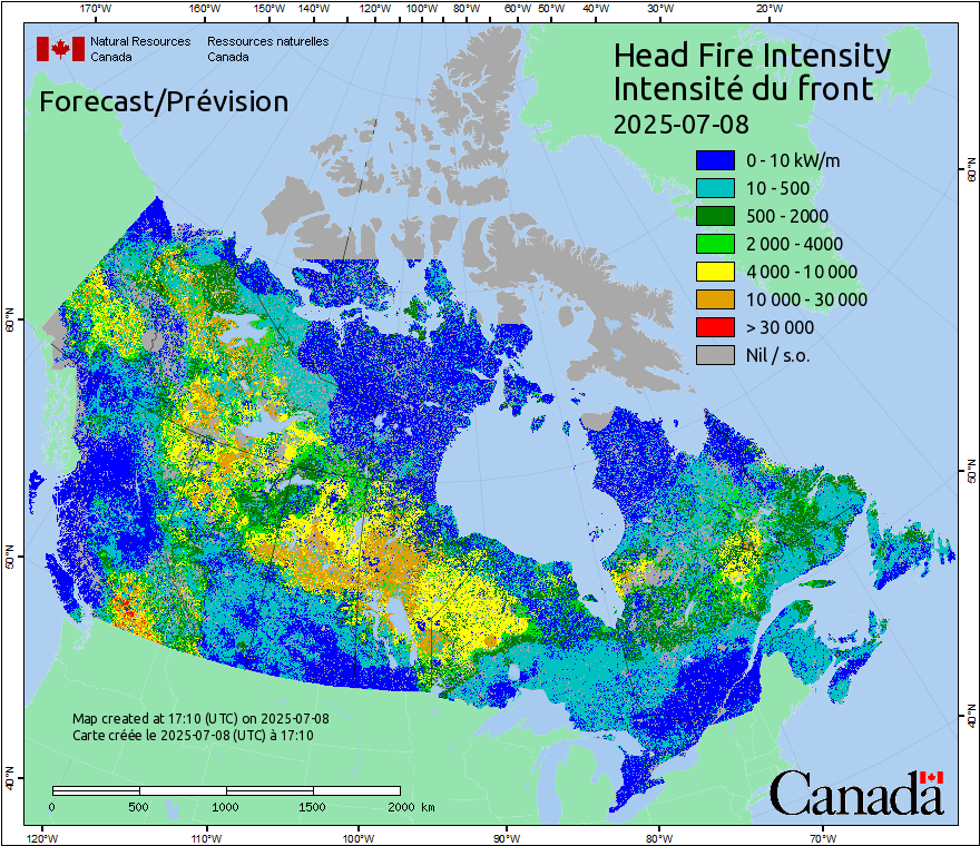 Head Fire Intensity