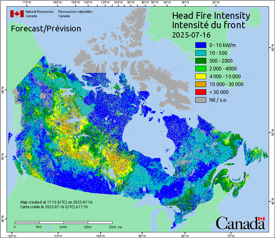 Head Fire Intensity